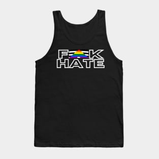 FK Hate White Tank Top